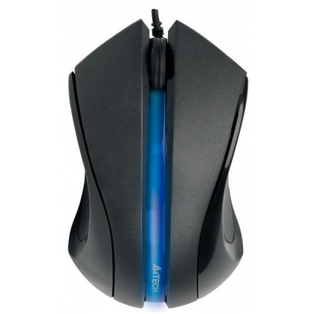 A4tech D-312 HoleLESS myš, 1000dpi, USB, černá